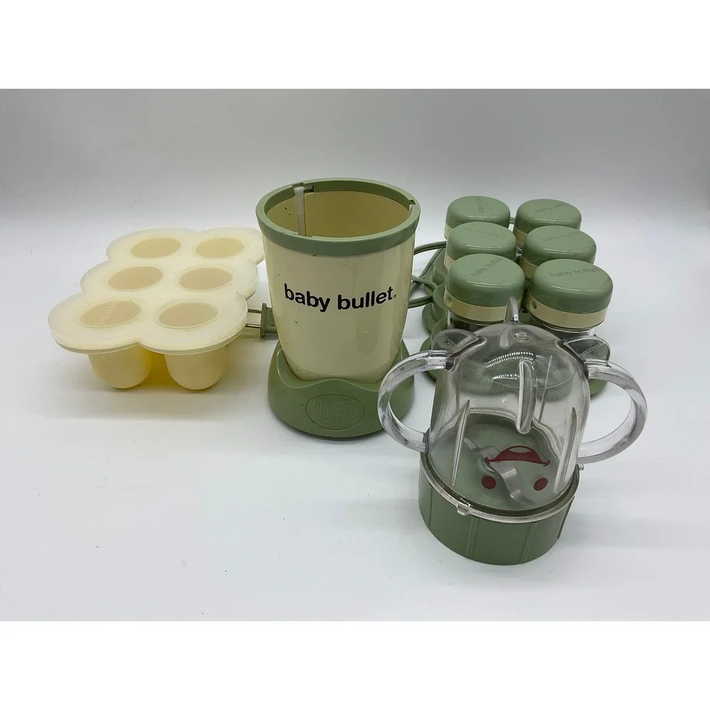Magic Bullet Baby Bullet Blender System Baby Green BB-101S Food Prep Kit